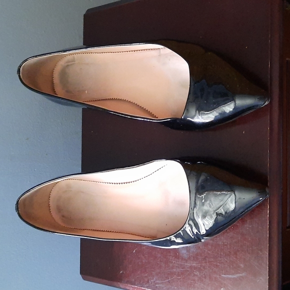 JCrew Patent Leather Pointed Toe Flats Size 10